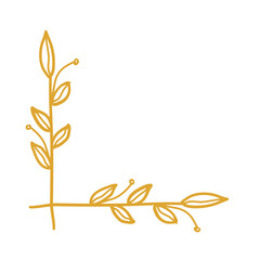 Foliage Botanical corner border