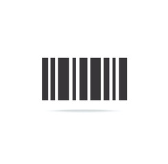 Barcode icon. bar code for web vector illustration