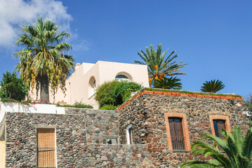 Typische Architektur auf den Liparischen Inseln