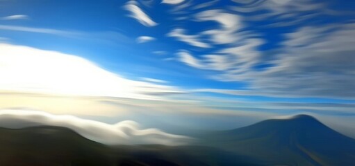 Fototapeta na wymiar sky background view with clouds