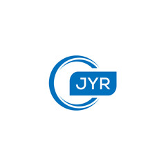 JYR letter design for logo and icon.JYR typography for technology, business and real estate brand.JYR monogram logo.