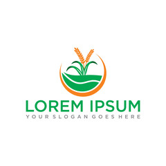 farm logo , agriculture logo vector