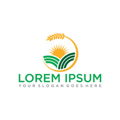 farm logo , agriculture logo vector