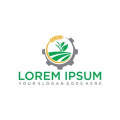 farm logo , agriculture logo vector