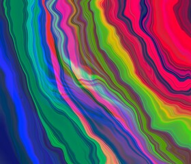 Aesthetic chromatic abstract colorful background with lines.