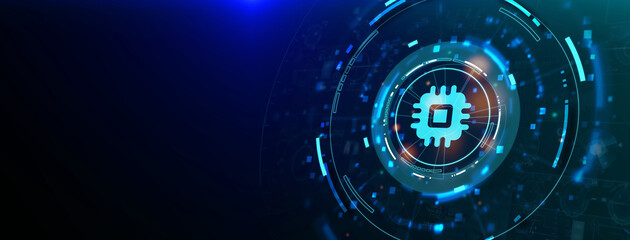 Internet of things - IOT concept. Businessman offer IOT products and solutions. 3d illustration