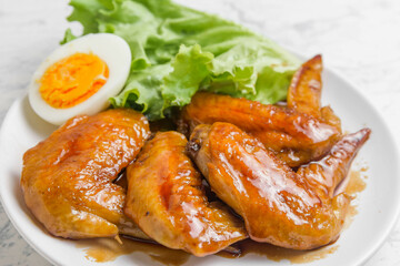 鶏手羽先の照り焼き