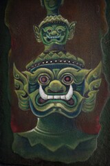 Coloring art, giants in Literature Ramayana   