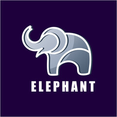 elephant logo graphic design