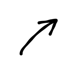 Scribble Arrow sign direction navigation