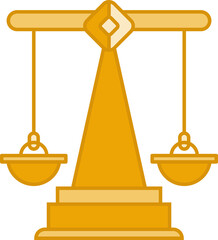 law balance scales illustration