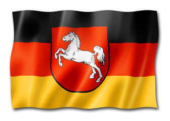 Lower Saxony state flag, Germany