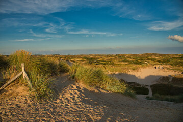 Küstenlandschaft in Nordholland bei Egmond aan Zee