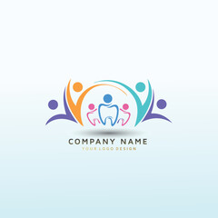 a modern dental logo page for people looking for modern luxurious dental care