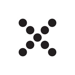 Fototapeta na wymiar image of a cross sign icon logo vector design