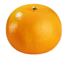 Orange fruit with orange slices on white background Cara Cara Orange, tangerine isolated on white PNG file.