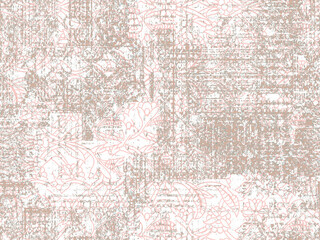 Fototapeta premium Antique patchwork african ethnic; highly detailed abstract texture or grunge background. For art and vintage paper or border frame, geo pattern for carpet, rug, scarf, clipboard, shawl