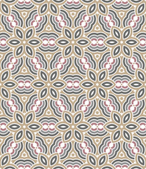 Geometric pattern. Seamless vector background. Ethnic graphic design.