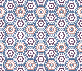 Geometric pattern. Seamless vector background. Ethnic graphic design.
