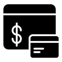 credit card dollar icon