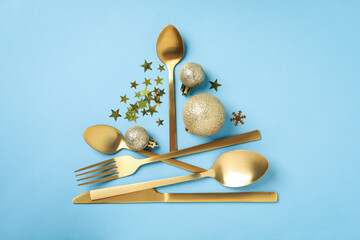 Concept of Happy New Year, Christmas tree