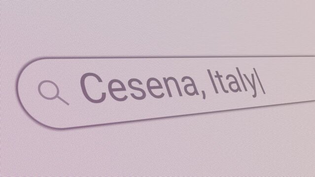 Search Bar Cesena Italy 
Close Up Single Line Typing Text Box Layout Web Database Browser Engine Concept