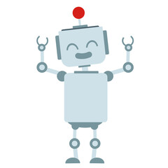 Cute robot cartoon
