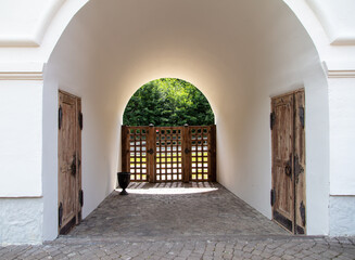 Gate in a historic house.