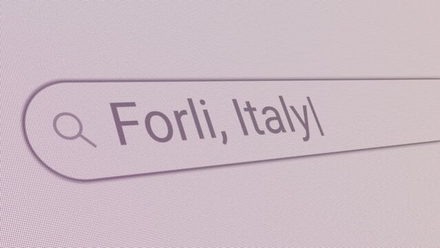 Search Bar Forli Italy 
Close Up Single Line Typing Text Box Layout Web Database Browser Engine Concept