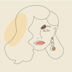 Girl portret vector  © laevast