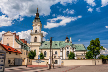 Brdow, big village in central Poland. The Sanctuary of Victoriaus Our Lady.