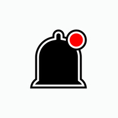 Notification Icon. UI Symbol - Vector.     