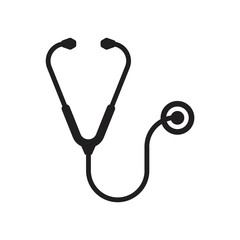 Medical stethoscope icon or symbol.
