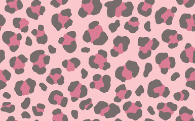 Abstract modern leopard seamless pattern. Animals trendy background. Color decorative vector stock illustration for print, card, postcard, fabric, textile. Modern ornament of stylized skin