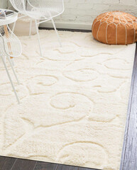 modern living room interior rug