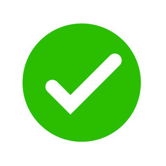 Right checkmark on green circle