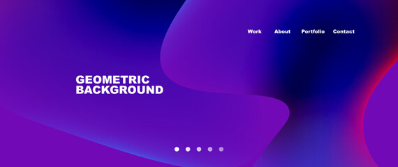 Liquid shapes with flowing gradient colors. Round elements and circles. Vector illustration for wallpaper, banner, background, leaflet, catalog, cover, flyer