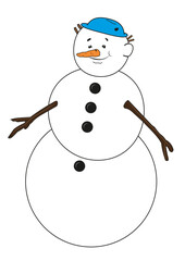 Happy Snowman