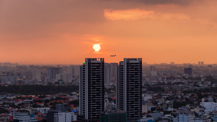 Ho Chi Minh City Sunset View