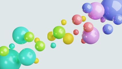 3d render ball abstract background