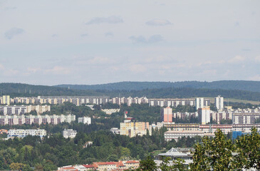 Aerial view of Brno