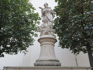 Fototapeta na wymiar St John of Nepomuk statue in Brno