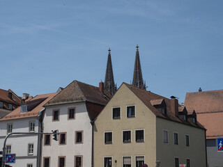 View of the city of Regensburg
