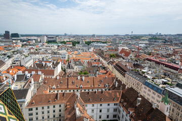 Naklejka na ściany i meble Roofs of Vienna