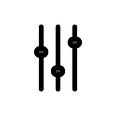 Levels icon in filled line style about camera, use for website mobile app presentation