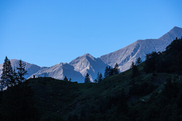 Fototapeta premium Traumhafter Blick in die Berge
