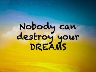 Inspirational Motivational Life Quote on Vintage Background Design.