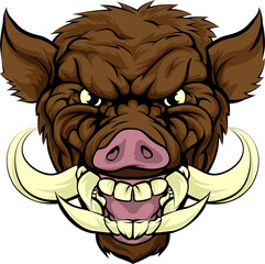 Boar Mascot Illustration