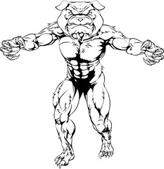 Bulldog sports mascot