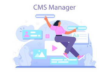 Web administrator. Content management system management and